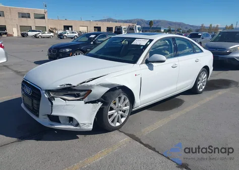 2013 Audi A6 3.0T Premium from USA, damaged, VIN WAUGGAFC3DN087643